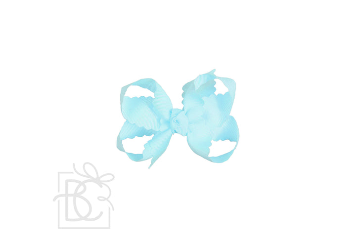SCALLOPED EDGE BOW - Premium Hair Bows from Beyond Creations, LLC - Just $9.95! Shop now at Pat's Monograms