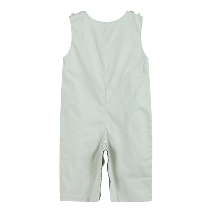 Sage Green Construction Smocked Overalls - Premium Baby & Toddler Outfits from Lil Cactus - Just $38.95! Shop now at Pat's Monograms