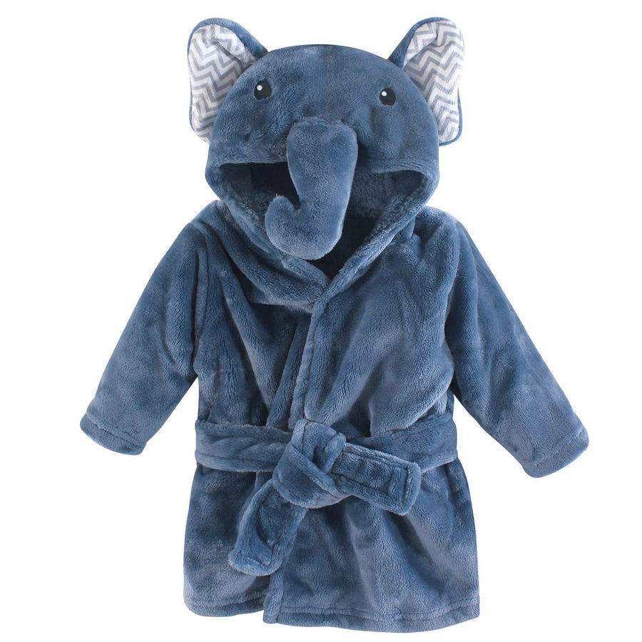 Little Treasure Plush Bathrobe, Chevron Elephant - Premium Baby Accessories from BabyVision - Just $19.95! Shop now at Pat's Monograms