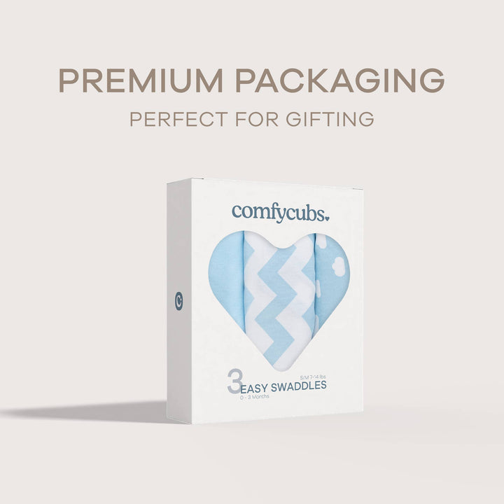 Baby Easy Swaddle Blankets - Premium Swaddle from Comfy Cubs - Just $19.95! Shop now at Pat's Monograms