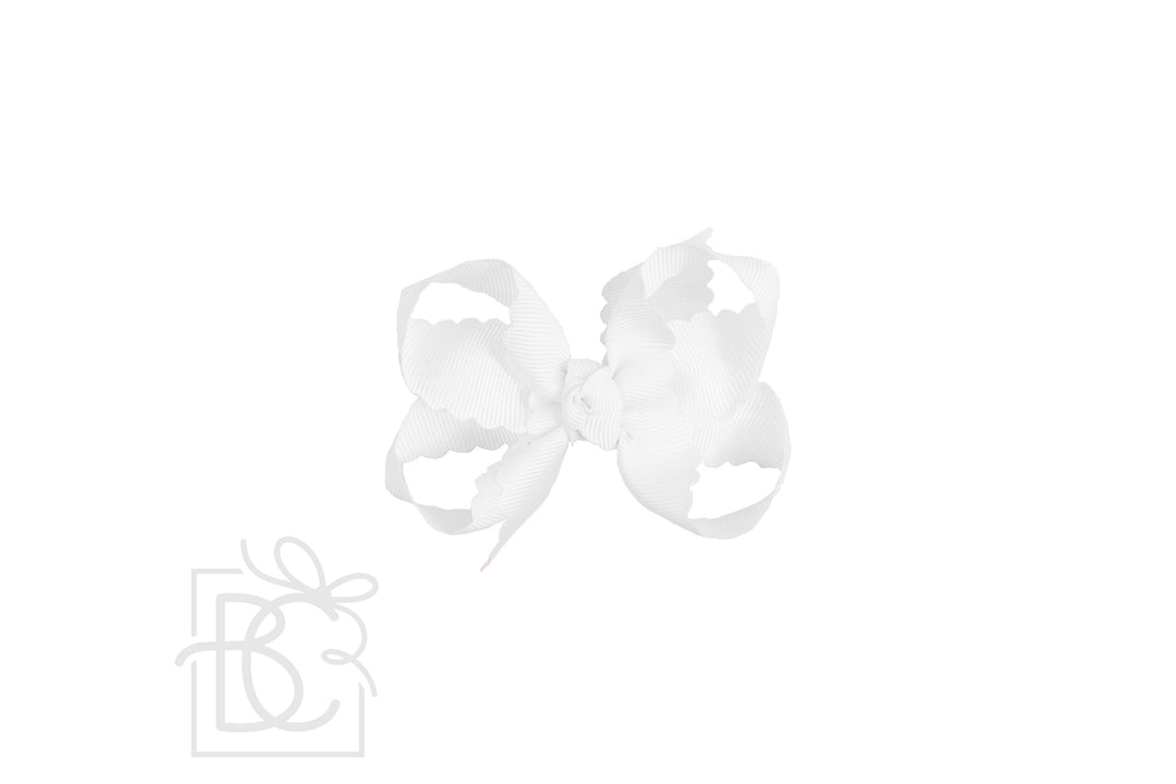 SCALLOPED EDGE BOW - Premium Hair Bows from Beyond Creations, LLC - Just $9.95! Shop now at Pat's Monograms
