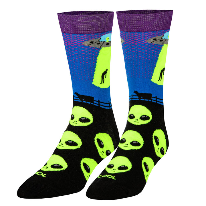 Alien Abduction - Mens Crew Folded - Premium Socks from Cool Socks - Just $12.99! Shop now at Pat's Monograms