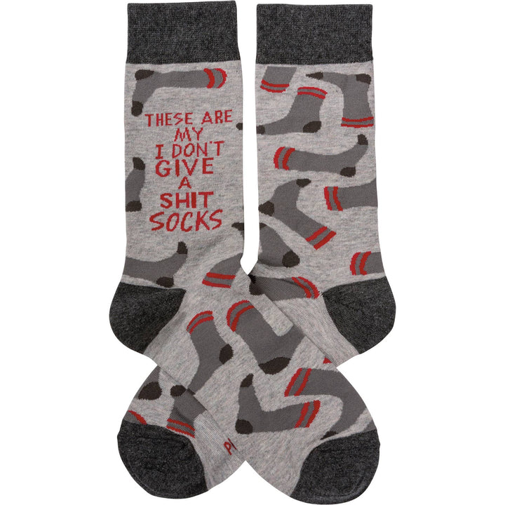 These Are My Don't Give A Shit Socks - Premium socks from Primitives by Kathy - Just $10.95! Shop now at Pat's Monograms