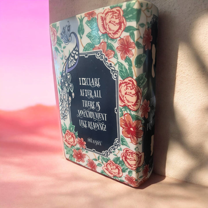 Pride and Prejudice Floral Book Vase - Premium decor from Interiors and Art - Just $42.95! Shop now at Pat's Monograms