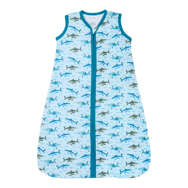 Jawsome Shark Sleep Sack, 100% Organic Cotton - Premium Baby Sleepwear from LollyBanks - Just $21.95! Shop now at Pat's Monograms