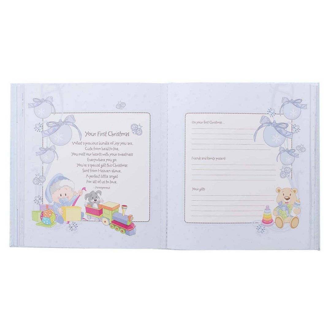 Memory Book Our Baby Boy Padded Hardcover - Premium Baby Gift from Christian Art Gifts - Just $34.95! Shop now at Pat's Monograms