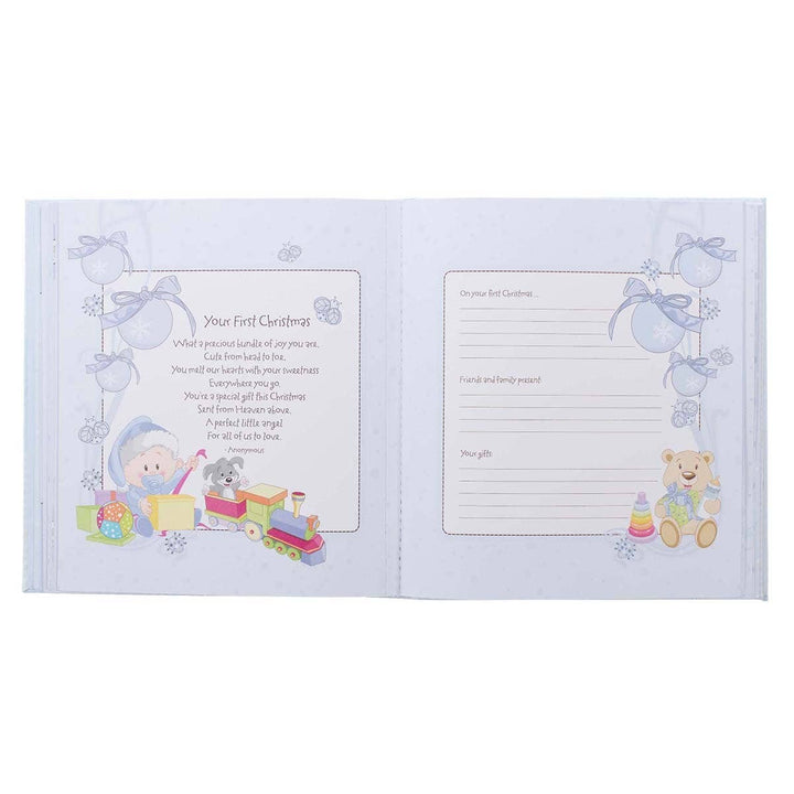 Memory Book Our Baby Boy Padded Hardcover - Premium Baby Gift from Christian Art Gifts - Just $34.95! Shop now at Pat's Monograms