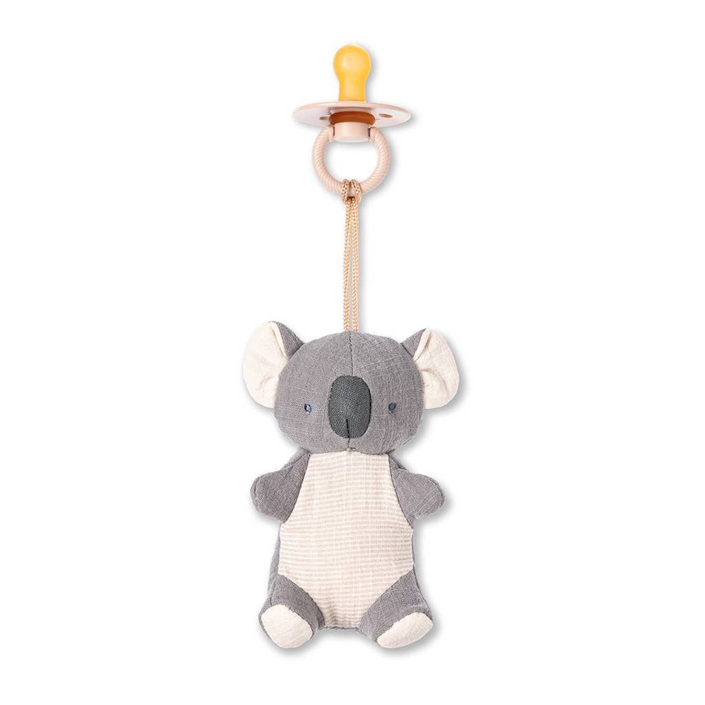 Bitzy Pal Natural Rubber Pacifier & Plush - Premium  from Itzy Ritzy - Just $14.95! Shop now at Pat's Monograms