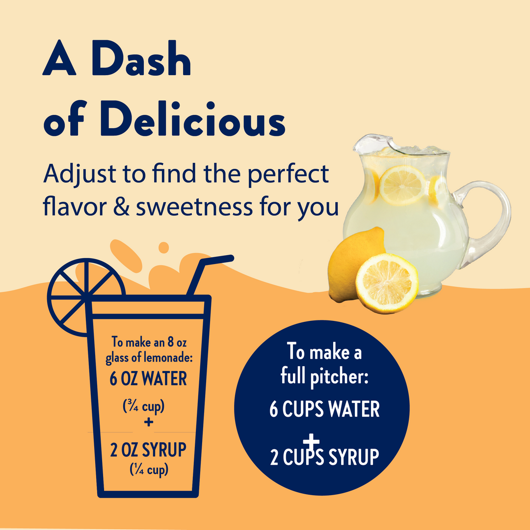 Sugar Free Lemonade Syrup Concentrate - Premium drink mix from Jordan's Skinny Mixes - Just $9.59! Shop now at Pat's Monograms