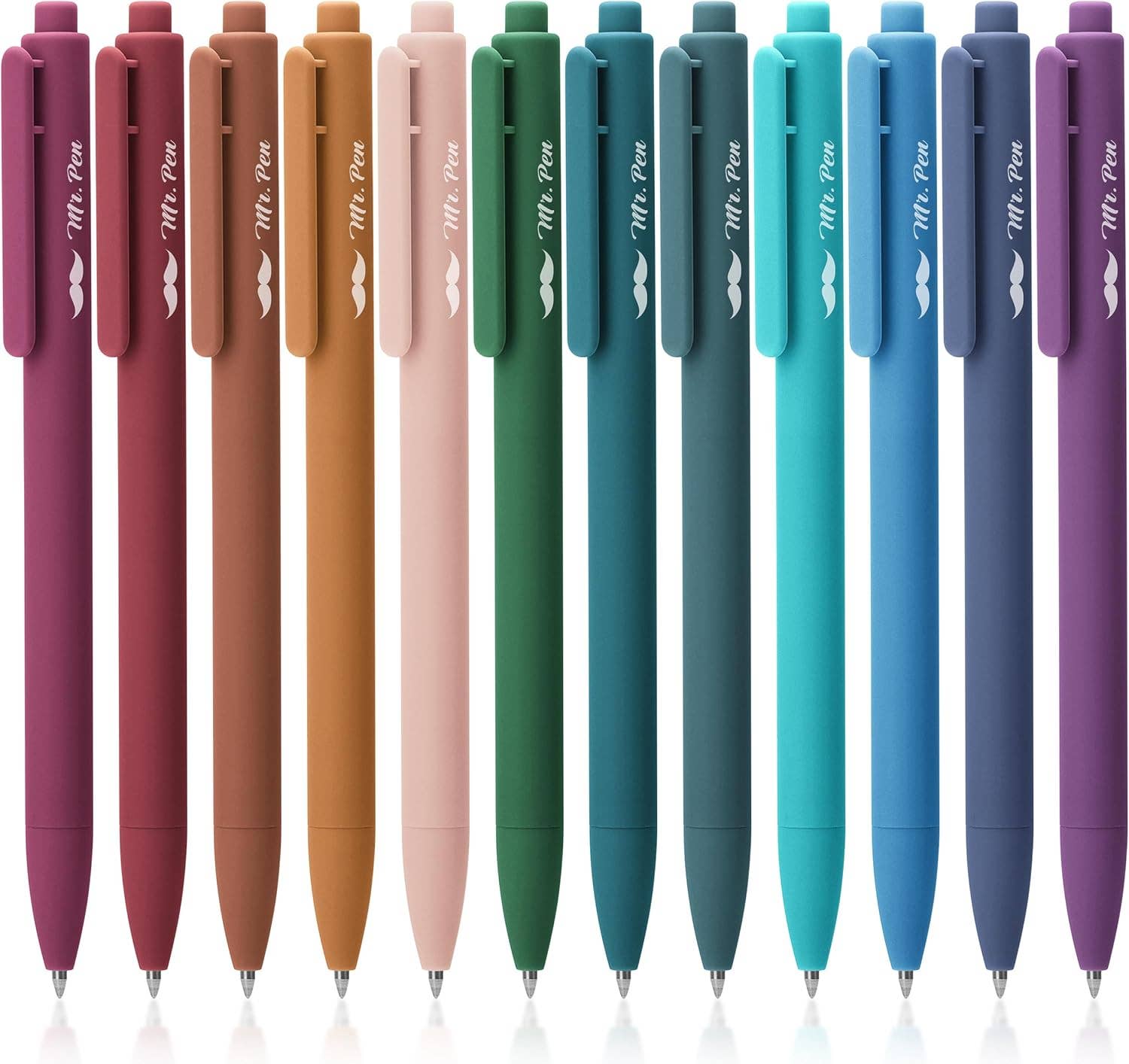 12 Pack Dark Vintage Retractable Gel Pens, 0.7mm Fine Tip - Premium  from Mr. Pen - Just $10.95! Shop now at Pat's Monograms