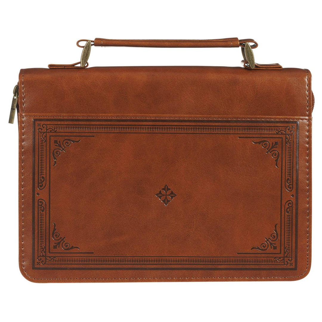 Bible Cover Classic Brown Trust in the Lord Prov. 3:5 - Premium Christian Gift Items from Christian Art Gifts - Just $29.99! Shop now at Pat's Monograms