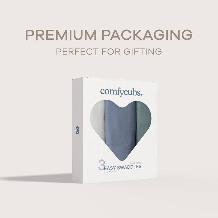 Baby Easy Swaddle Blankets - Premium Swaddle from Comfy Cubs - Just $19.95! Shop now at Pat's Monograms