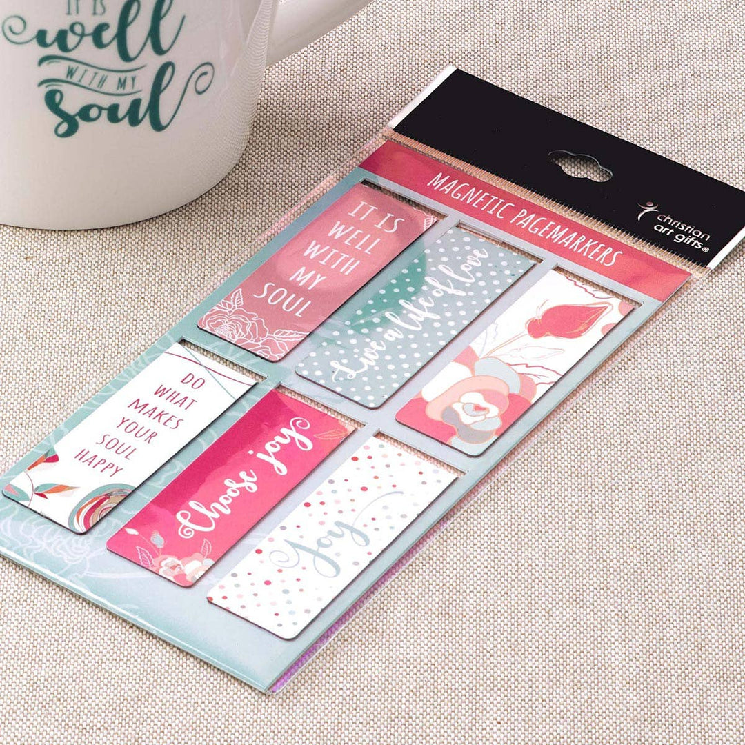 Well With My Soul Magnetic Bookmark Set - Premium Books and Devotionals from Christian Art Gifts - Just $4.95! Shop now at Pat's Monograms