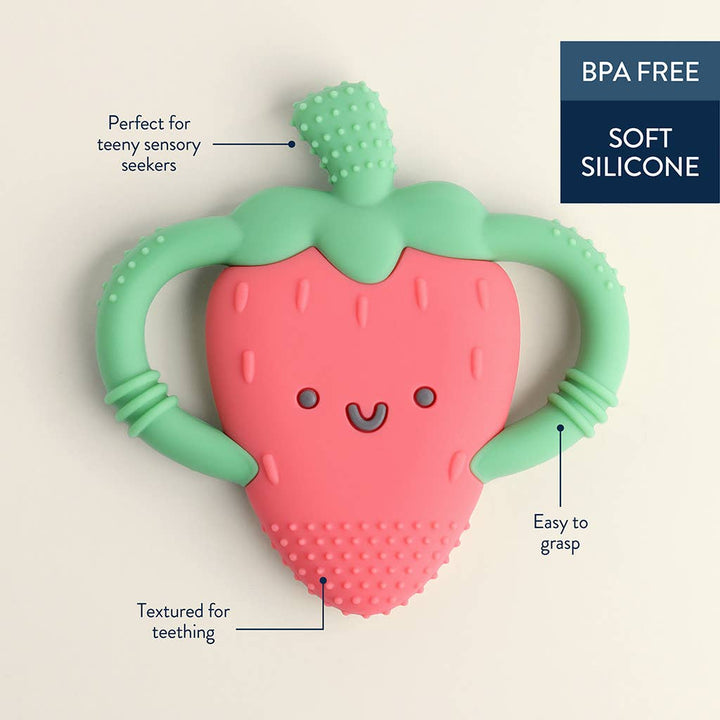 Strawberry Chew Crew® - Premium teethers from Itzy Ritzy - Just $9.95! Shop now at Pat's Monograms
