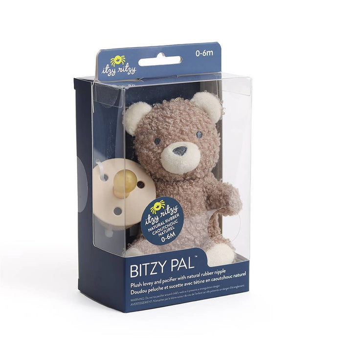Bitzy Pal Natural Rubber Pacifier & Plush - Premium  from Itzy Ritzy - Just $14.95! Shop now at Pat's Monograms