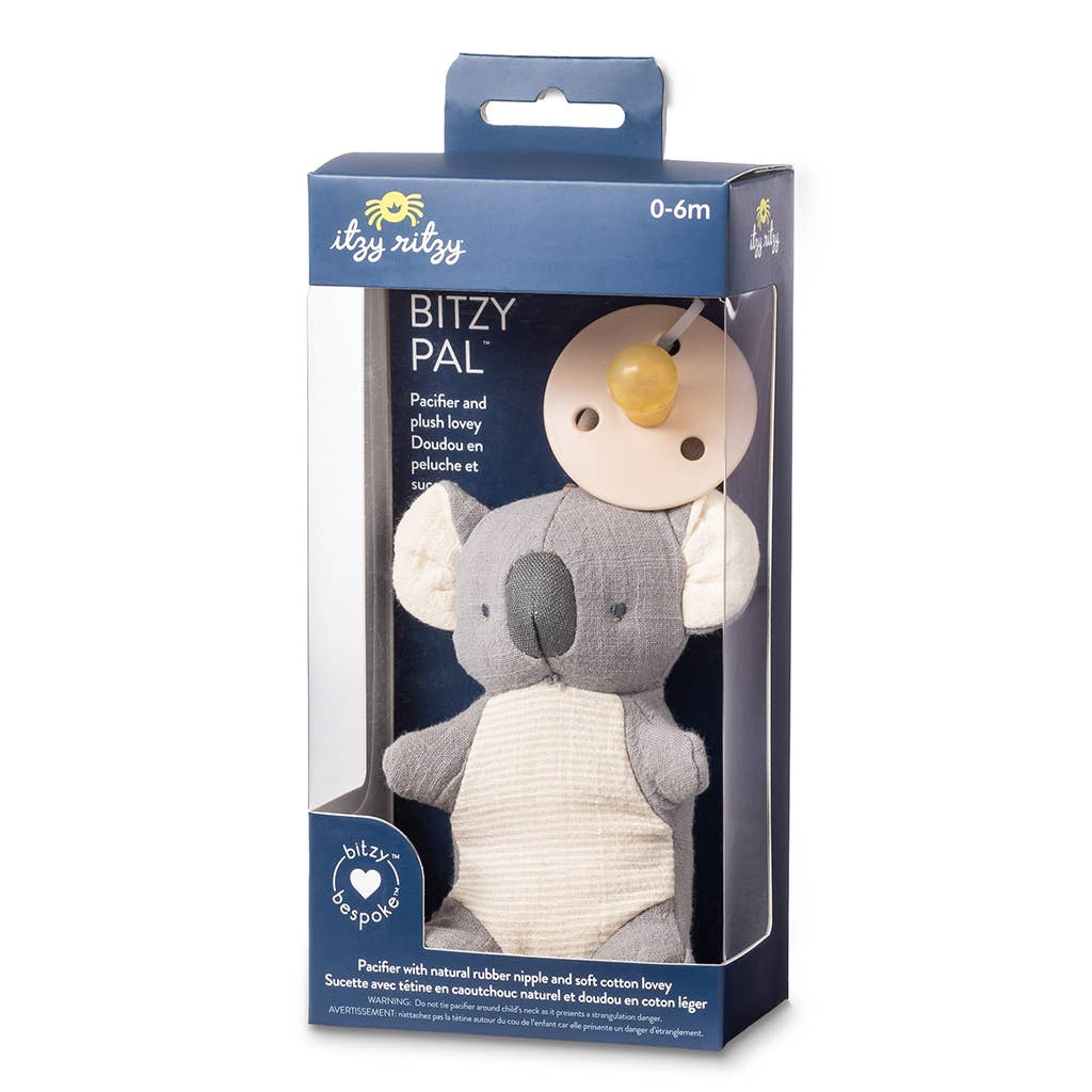 Bitzy Pal Natural Rubber Pacifier & Plush - Premium  from Itzy Ritzy - Just $14.95! Shop now at Pat's Monograms