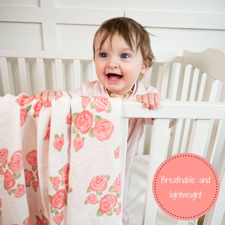 Blooming Elegance Baby Swaddle Blanket - Premium Swaddle from LollyBanks - Just $19.95! Shop now at Pat's Monograms