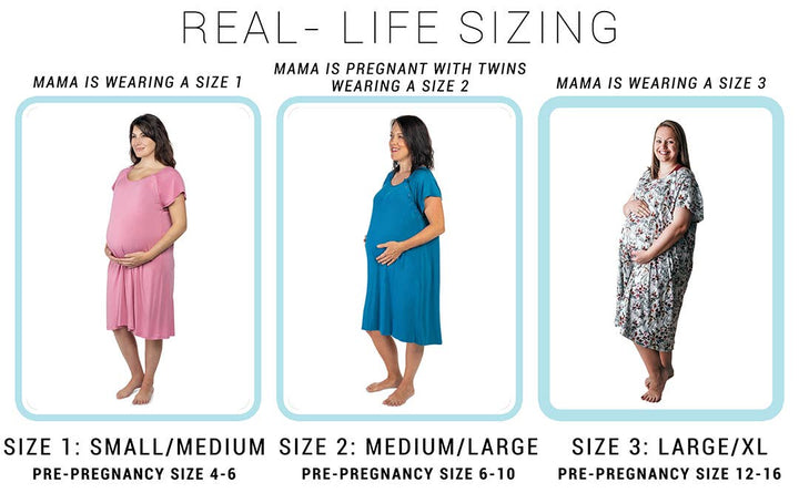 Light Pink Mommy Labor and Delivery/ Nursing Gown - Premium Maternity Clothing from Three Little Tots - Just $36.95! Shop now at Pat's Monograms