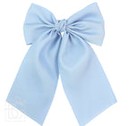 Matte Satin Longtail Hair Bow with Euro Knot - Premium Hairbows from Beyond Creations, LLC - Just $19.95! Shop now at Pat's Monograms