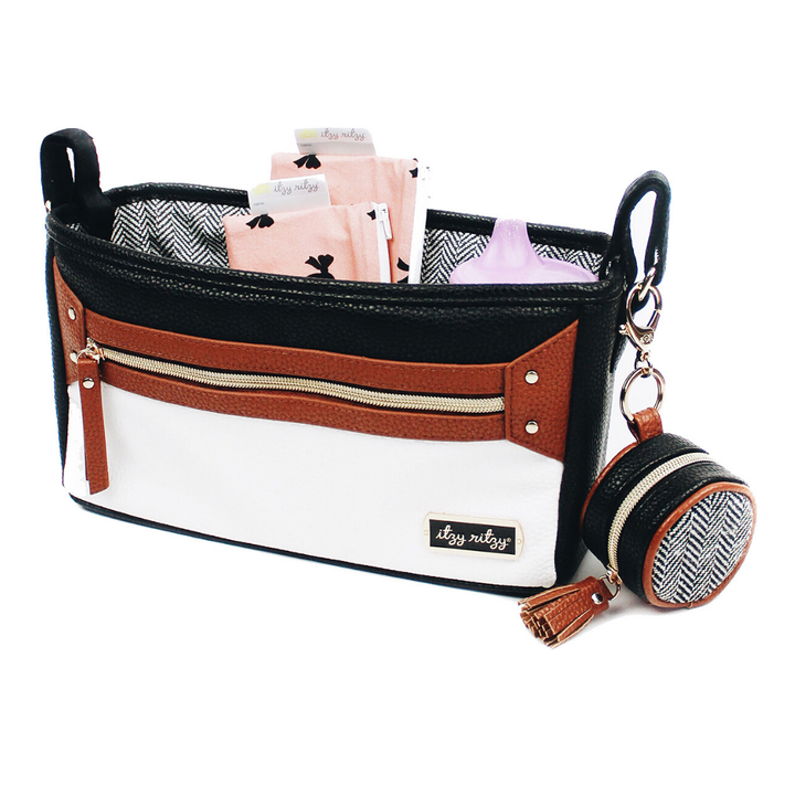 Coffee & Cream Travel Stroller Caddy - Premium Baby Accessories from Itzy Ritzy - Just $34.99! Shop now at Pat's Monograms