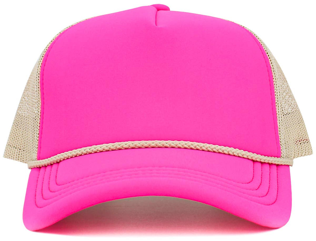 Foam Premium Rope Trucker Hat - Premium Hat from KBETHOS - Just $12.95! Shop now at Pat's Monograms