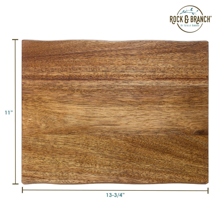 Acacia Wood Live Edge Charcuterie Board - Premium Cutting Boards from Totally Bamboo - Just $32.95! Shop now at Pat's Monograms