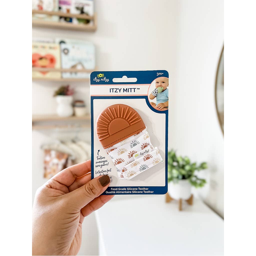 Itzy Mitt™ Silicone Teething Mitts: Highland Cow - Premium teethers from Itzy Ritzy - Just $9.95! Shop now at Pat's Monograms