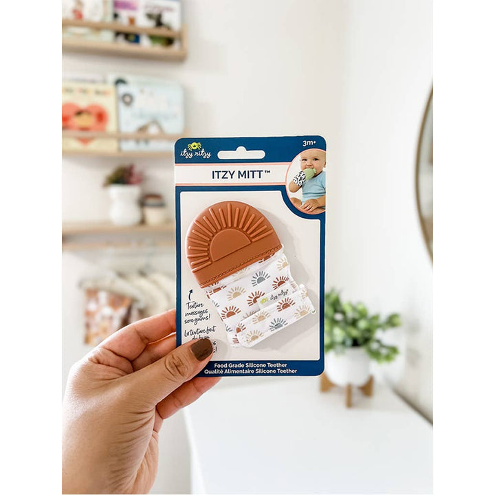 Itzy Mitt™ Silicone Teething Mitts: Highland Cow - Premium teethers from Itzy Ritzy - Just $9.95! Shop now at Pat's Monograms