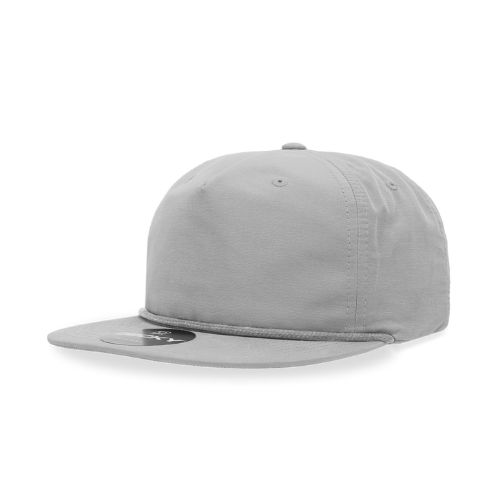 Decky 6032 Classic Rope Cap, 5 Panel Flat Bill Hat, Snapback - Premium Caps from The Park Wholesale - Just $14.95! Shop now at Pat's Monograms