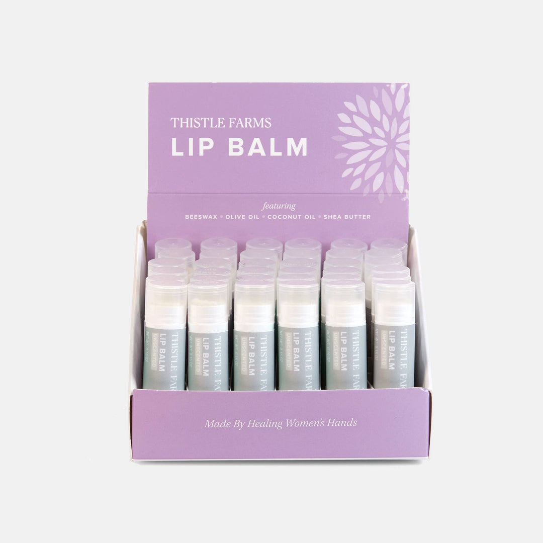 Lip Balm | Lavender, Tea Tree Mint, Unscented - Premium lip balm from Thistle Farms - Just $4.50! Shop now at Pat's Monograms