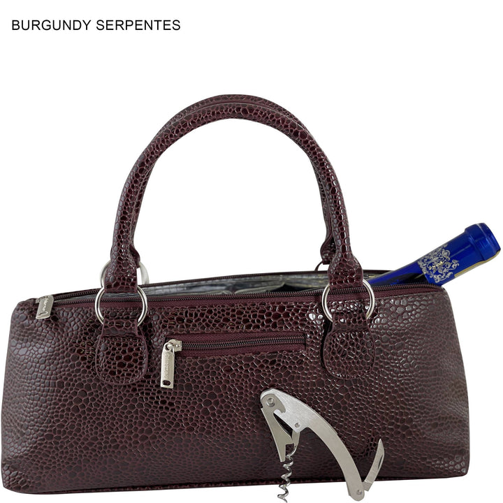 Wine Clutch | Wine Purse Serpentes Design - Premium Accessories from Primeware Inc. - Just $29.95! Shop now at Pat's Monograms