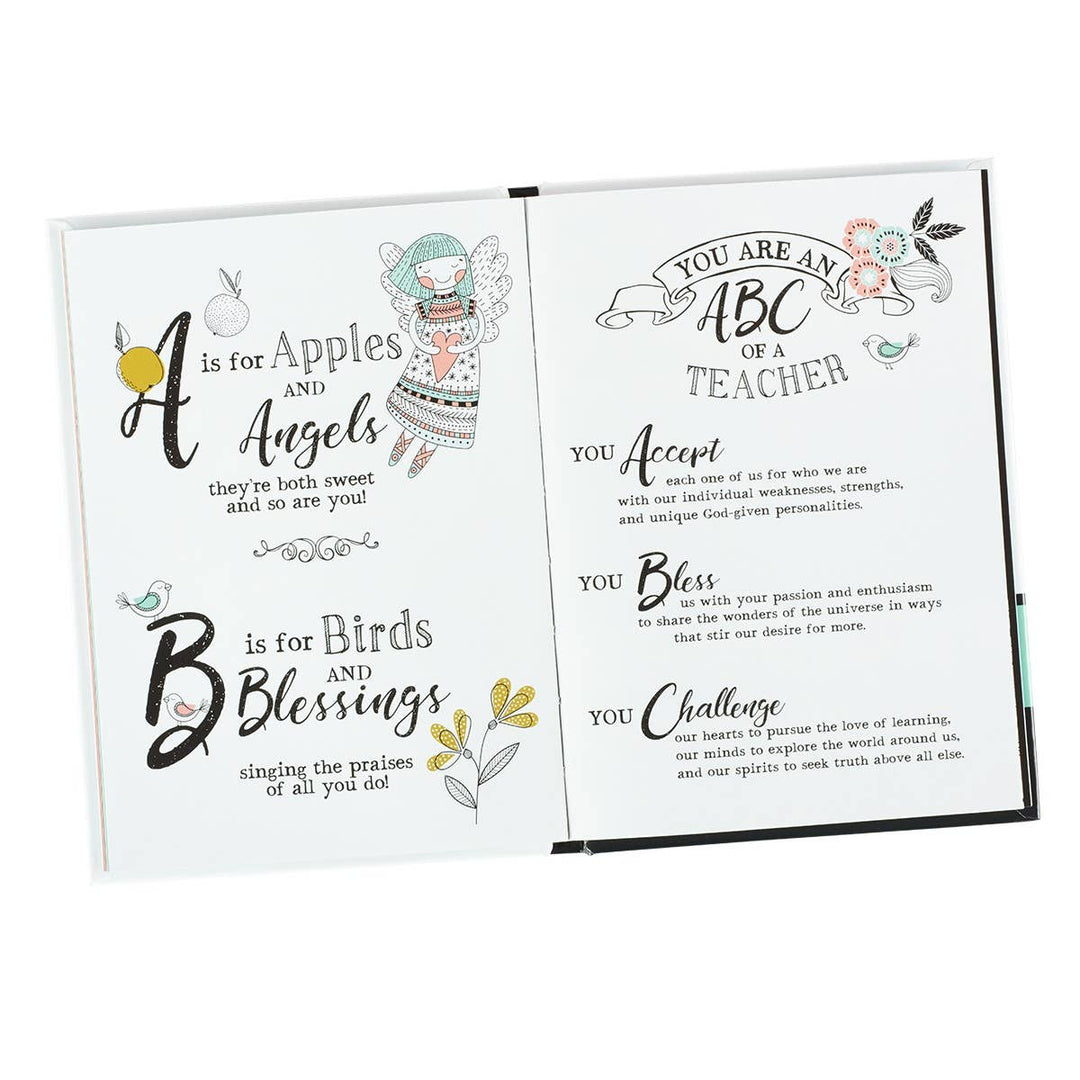 The Heart of a Teacher Gift Book - Ephesians 1:16 - Premium gift item from Christian Art Gifts - Just $6.99! Shop now at Pat's Monograms