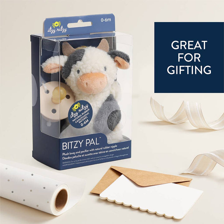 Bitzy Pal Natural Rubber Pacifier & Plush - Premium  from Itzy Ritzy - Just $14.95! Shop now at Pat's Monograms