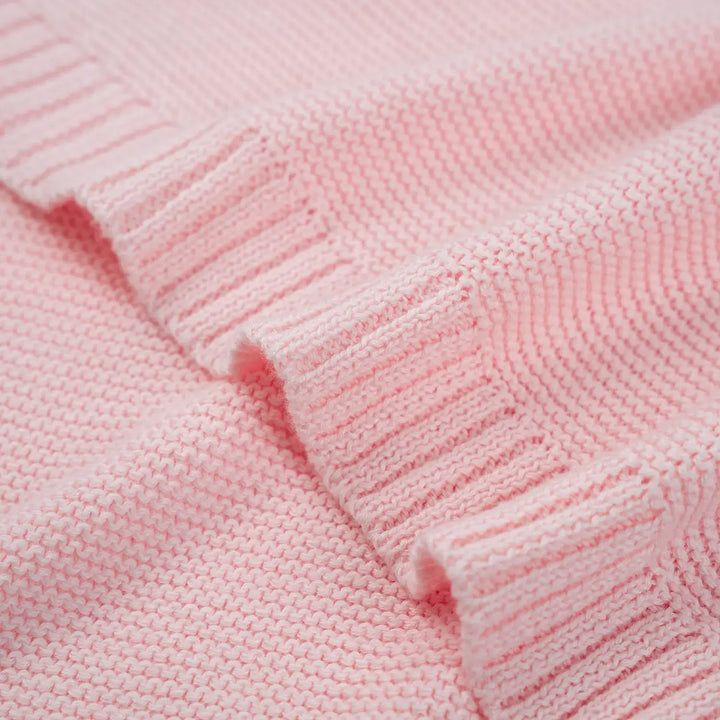 Classic Knit Baby Blanket - 100% Cotton Shima Seiki Knitting - Premium Baby Blanket from SwaddleAn - Just $38.95! Shop now at Pat's Monograms