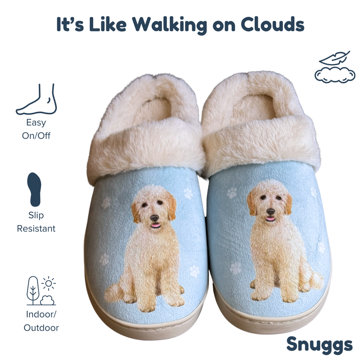 Goldendoodle Snuggs Slippers - Premium Slippers from E&S Pets - Just $24.95! Shop now at Pat's Monograms