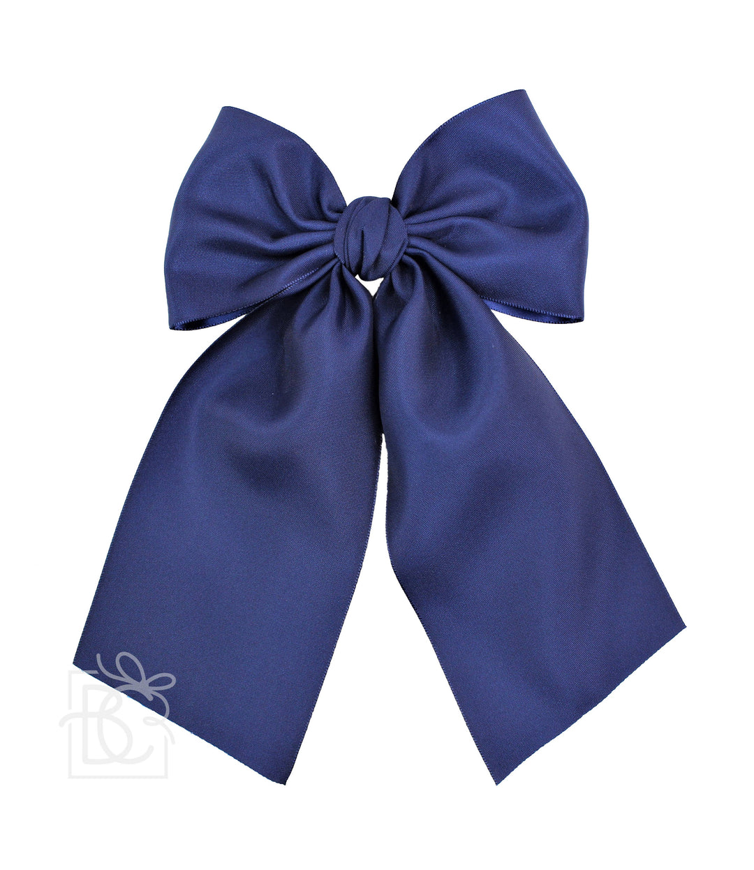 Matte Satin Longtail Hair Bow with Euro Knot - Premium Hairbows from Beyond Creations, LLC - Just $19.95! Shop now at Pat's Monograms