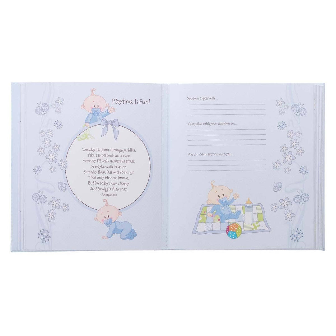 Memory Book Our Baby Boy Padded Hardcover - Premium Baby Gift from Christian Art Gifts - Just $34.95! Shop now at Pat's Monograms