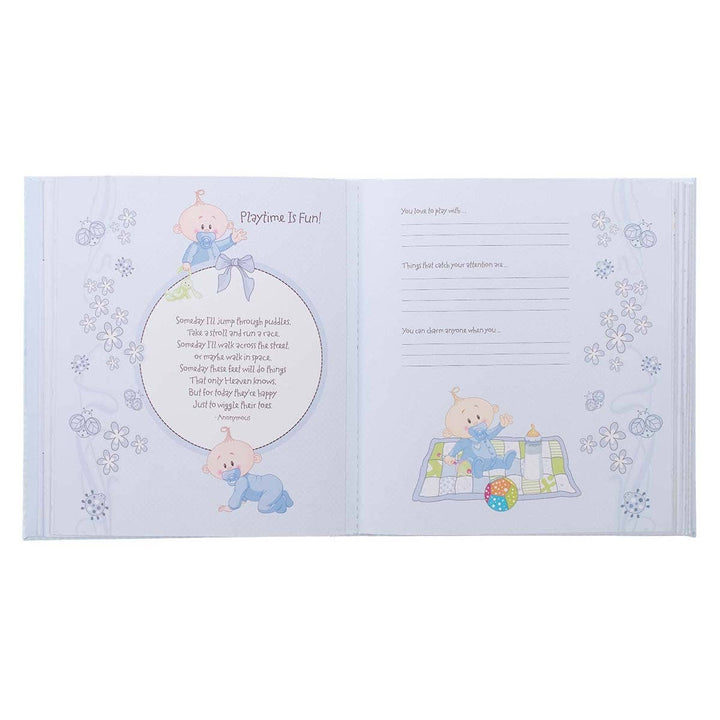 Memory Book Our Baby Boy Padded Hardcover - Premium Baby Gift from Christian Art Gifts - Just $34.95! Shop now at Pat's Monograms