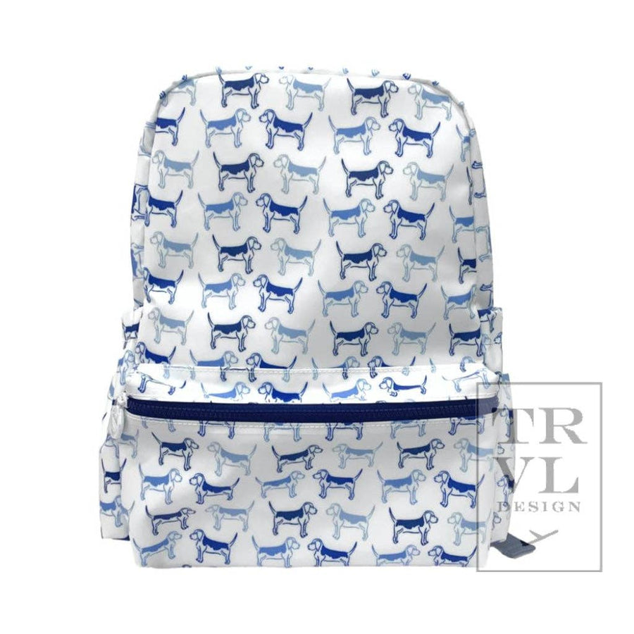 Backpacker - Backpack Puppy Love Blue - Premium Backpack from TRVL Design - Just $68.95! Shop now at Pat's Monograms