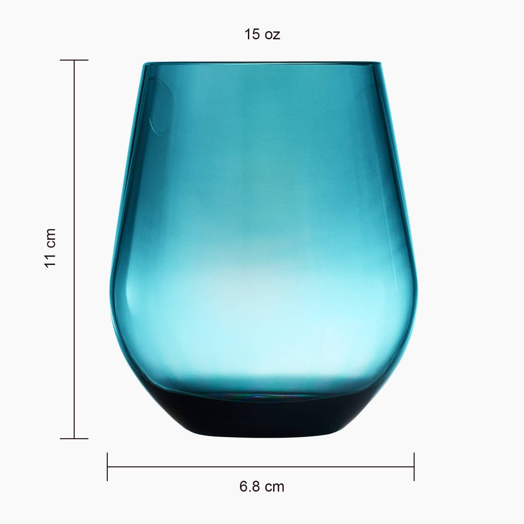 Shatterproof Tritan Stemless Wine Glasses, Set of 4 - Premium  from The Wine Savant / Khen Glassware - Just $26.95! Shop now at Pat's Monograms