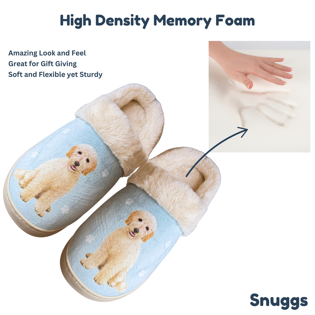 Goldendoodle Snuggs Slippers - Premium Slippers from E&S Pets - Just $24.95! Shop now at Pat's Monograms