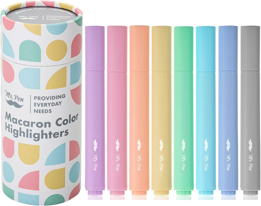 Macaron Color Highlighters - Premium Art supplies from Mr. Pen - Just $6.95! Shop now at Pat's Monograms