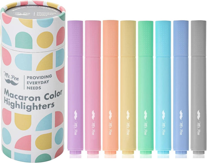 Macaron Color Highlighters - Premium Art supplies from Mr. Pen - Just $6.95! Shop now at Pat's Monograms