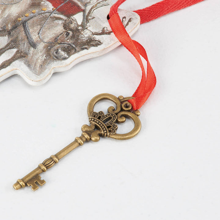 Santa's Sleigh Key Ornament - Premium Christmas Ornament from Primitives by Kathy - Just $6.25! Shop now at Pat's Monograms