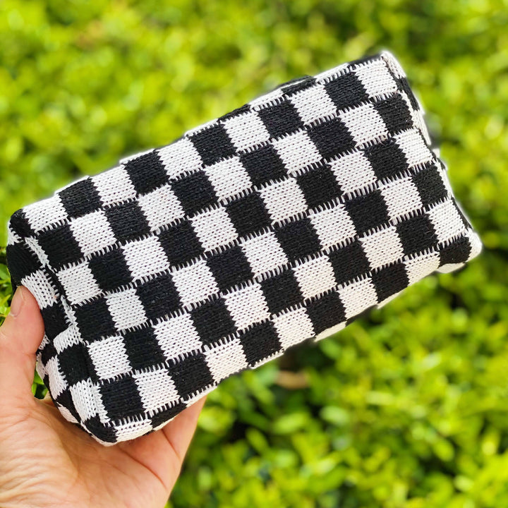 Check Yourself Cosmetic Bag - Premium Accessories from Ellison+Young - Just $12.95! Shop now at Pat's Monograms