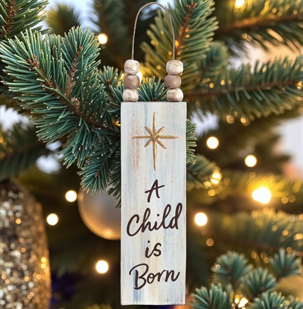 Wood Religious Christmas Ornaments - Premium Christmas Ornament from Burton and Burton - Just $5.95! Shop now at Pat's Monograms