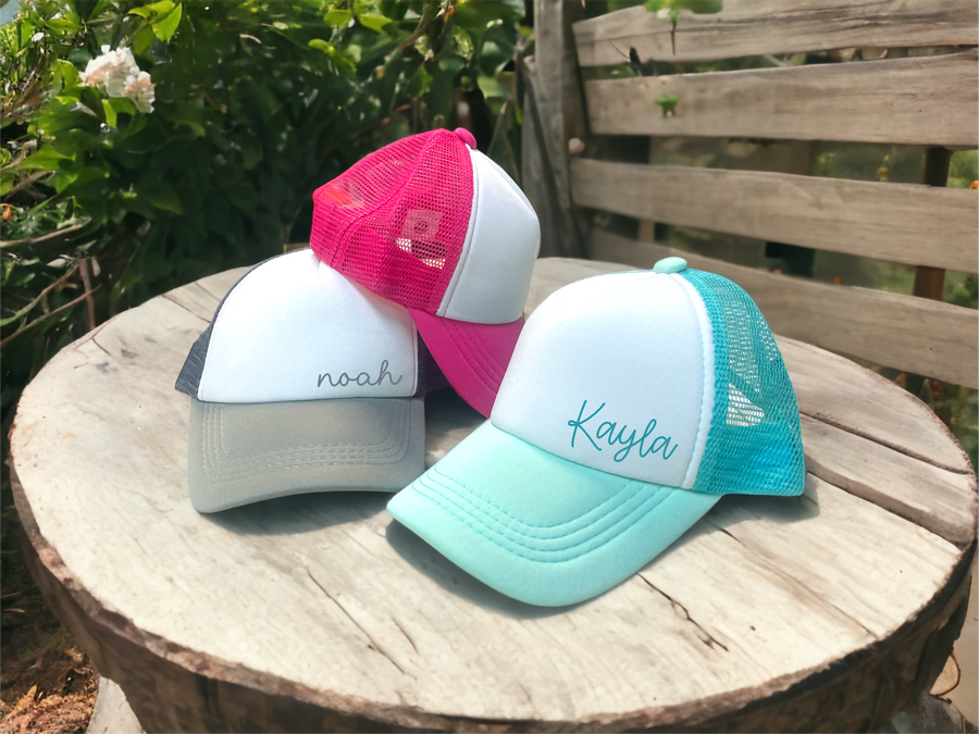 Baby Foam Front Trucker Caps - Premium Baby Accessories from Tiny Trucker Co - Just $16.95! Shop now at Pat's Monograms