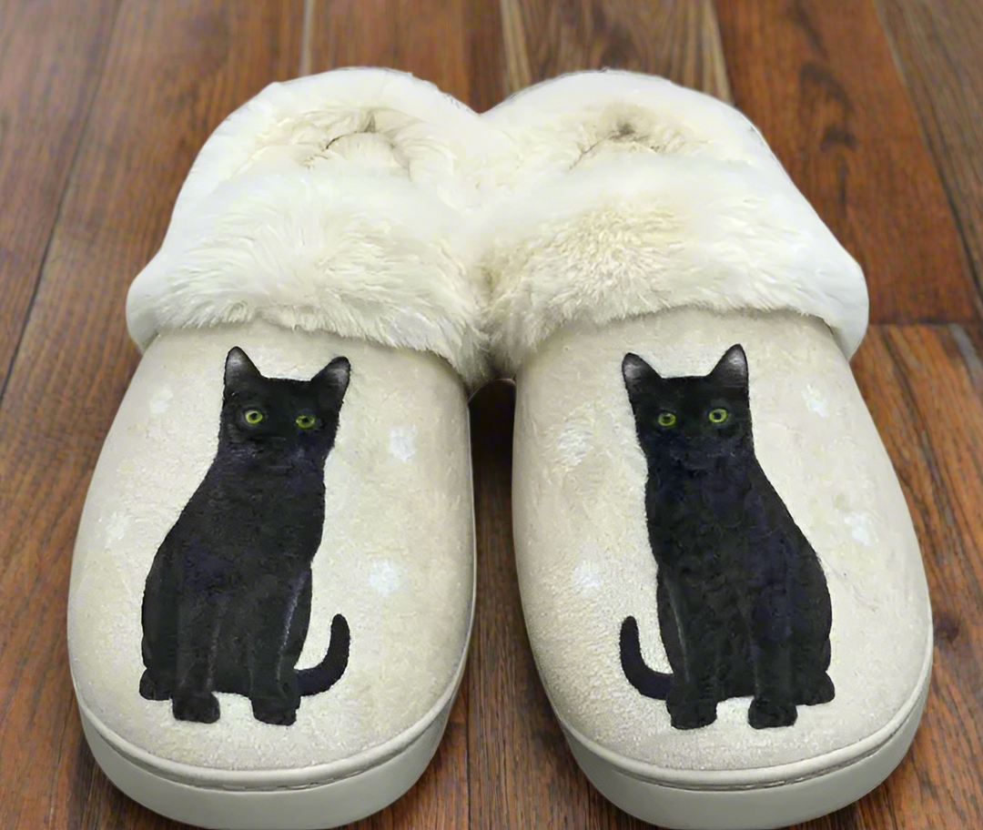 Black Cat Snuggs Slippers - Premium Slippers from E&S Pets - Just $24.95! Shop now at Pat's Monograms