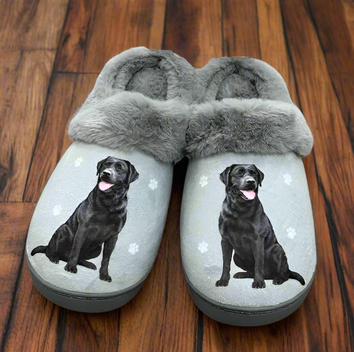 Labrador Black Snuggs Slippers - Premium Slippers from E&S Pets - Just $24.95! Shop now at Pat's Monograms