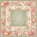 Blossom & Blue — Soft Chinoiserie Peony Mahjong Mat - Premium Mahjong from Told in Tiles - Just $80! Shop now at Pat's Monograms